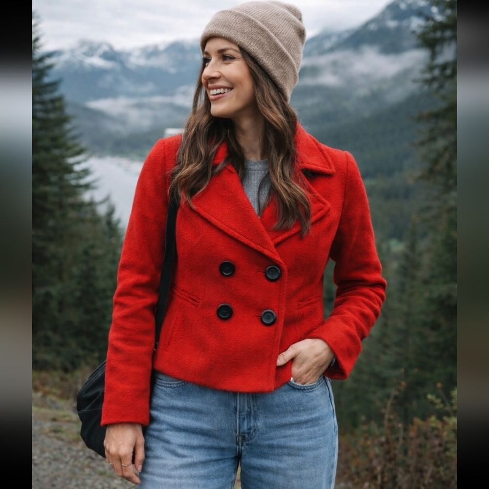 Banana Republic Scarlet Pea Coat
